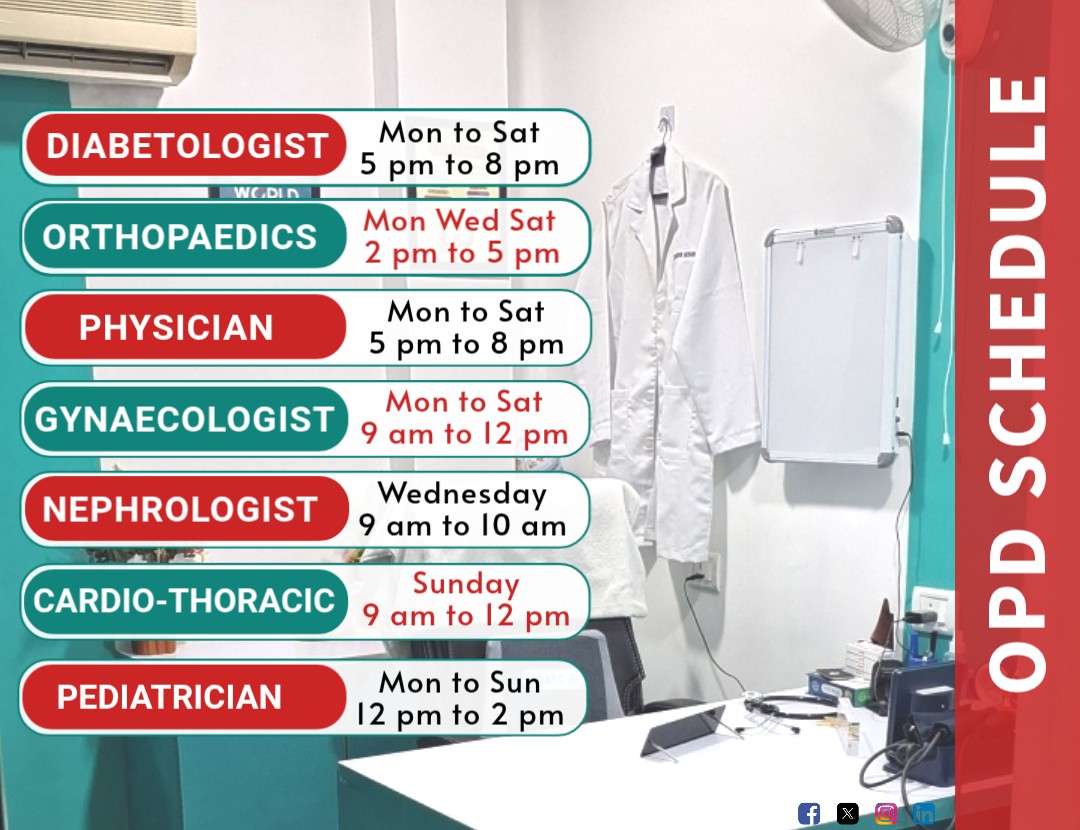 Specialist OPD consultations with expert doctors in Malviya Nagar Delhi
